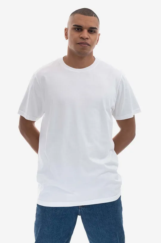 бял Памучна тениска Maharishi Maha Warhol Mind Temple T-shirt 9925 WHITE Чоловічий