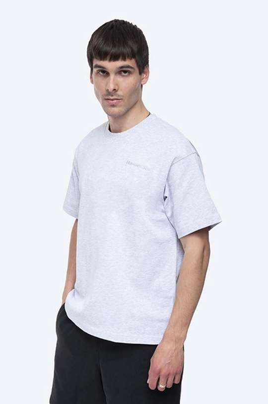 gray adidas Originals cotton t-shirt Men’s