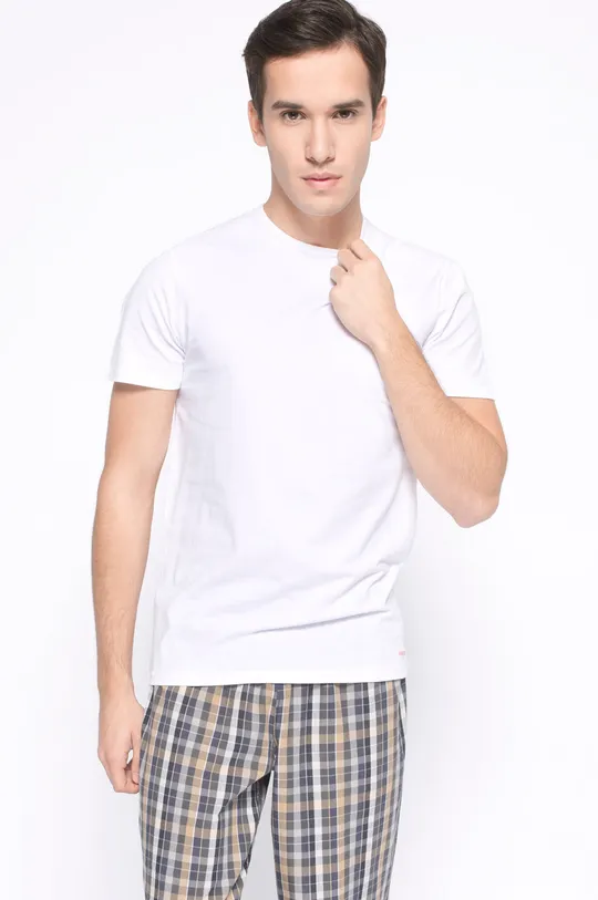 biały Henderson - T-shirt Męski