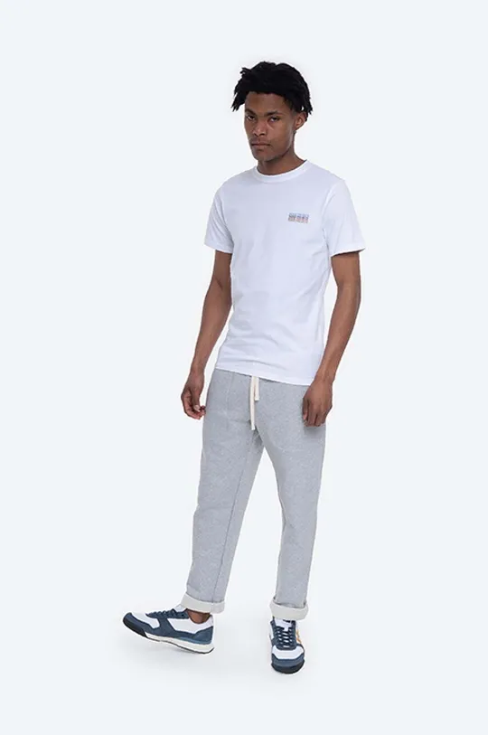Norse Projects cotton T-shirt Niels Logo Stack white