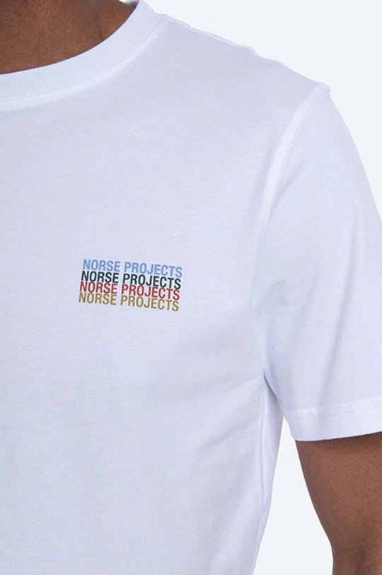 Norse Projects tricou din bumbac Niels Logo Stack De bărbați