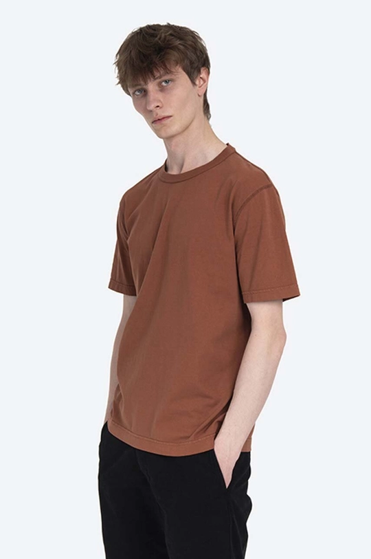 brown Norse Projects cotton T-shirt Johannes GMD Men’s