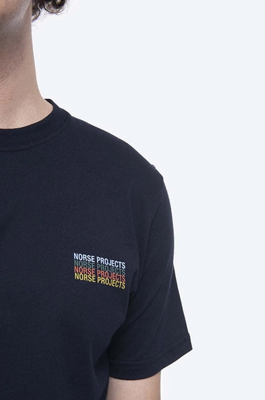 Norse Projects tricou din bumbac Niels Logo Stack  100% Bumbac