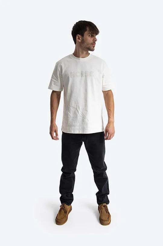 Norse Projects tricou din bumbac Johannes Norse Logo bej