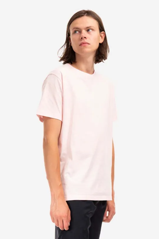 różowy Norse Projects t-shirt bawełniany