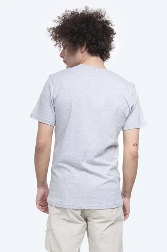 Bavlněné tričko Norse Projects šedá