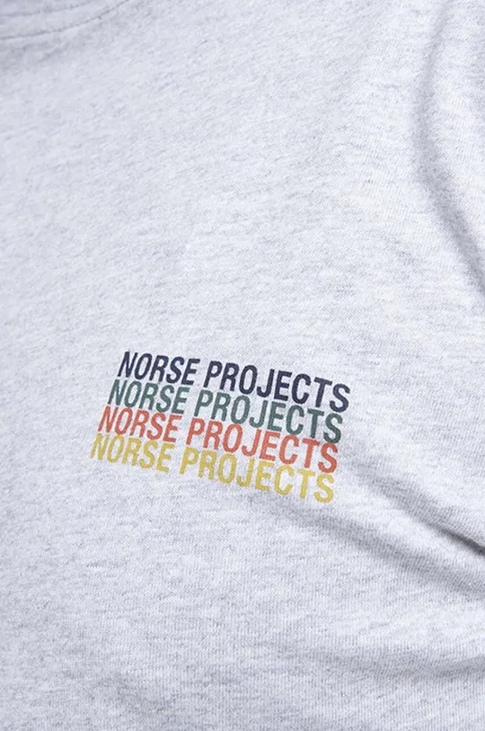 γκρί Βαμβακερό μπλουζάκι Norse Projects