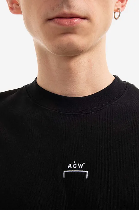 black A-COLD-WALL* cotton T-shirt Essential Graphic