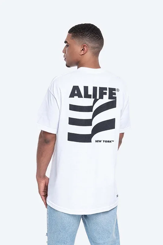 Хлопковая футболка Alife  100% Хлопок