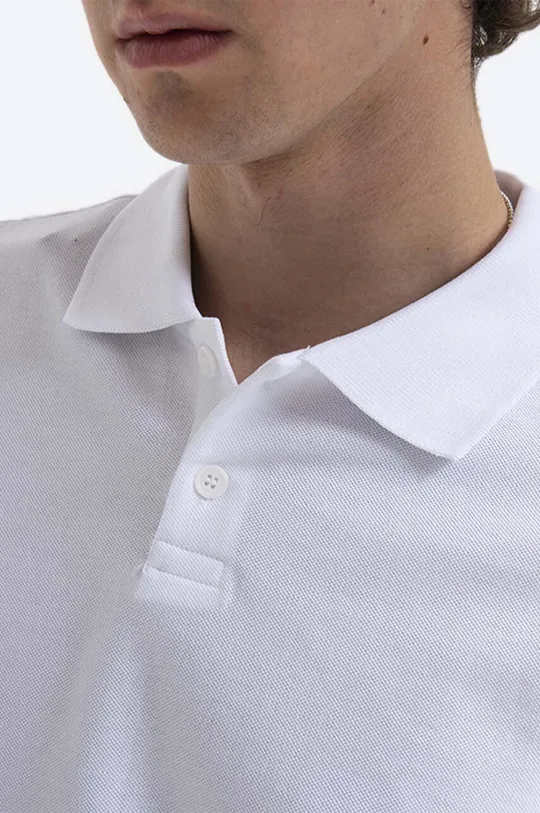 white A.P.C. cotton polo shirt