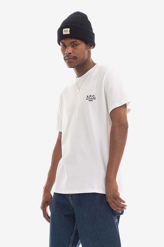 white A.P.C. cotton T-shirt Raymond Men’s