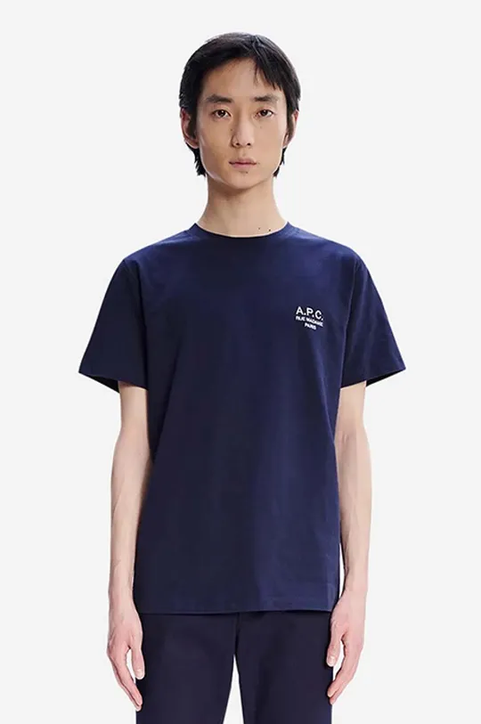 navy A.P.C. cotton T-shirt Raymond Men’s