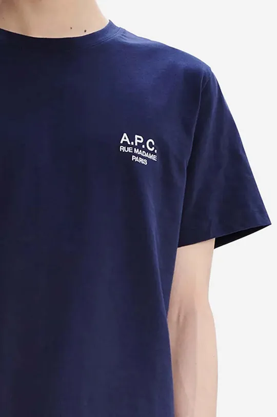 námořnická modř Bavlněné tričko A.P.C. Raymond