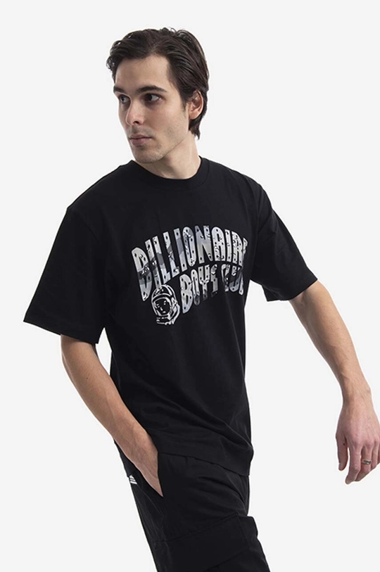 Billionaire Boys Club cotton t-shirt Koszulka Camo Arch Logo T-Shirt B21432 BLACK