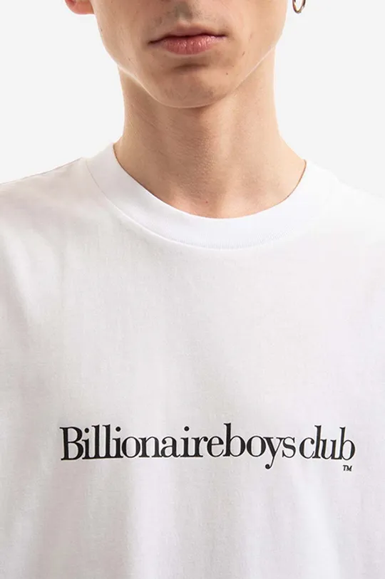 alb Billionaire Boys Club tricou din bumbac Serif Logo