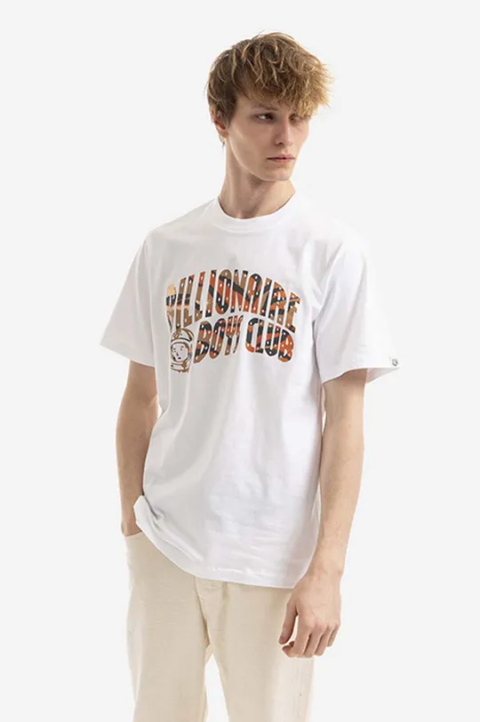 white Billionaire Boys Club cotton t-shirt Animal Rach Logo Men’s