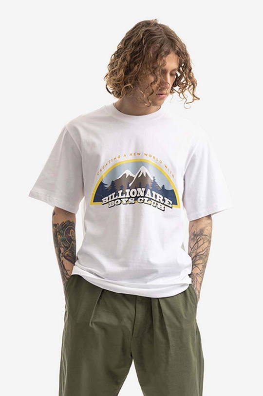 white Billionaire Boys Club cotton t-shirt National Park Men’s