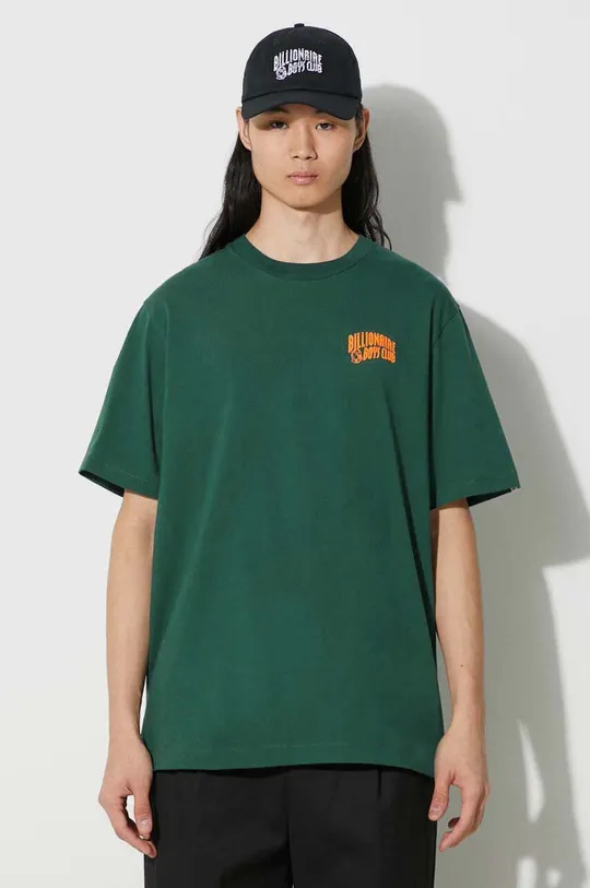 zielony Billionaire Boys Club t-shirt bawełniany Small Arch Logo Męski