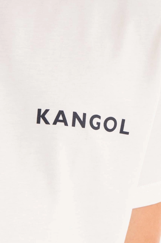 λευκό Βαμβακερό μπλουζάκι Kangol Heritage Basic