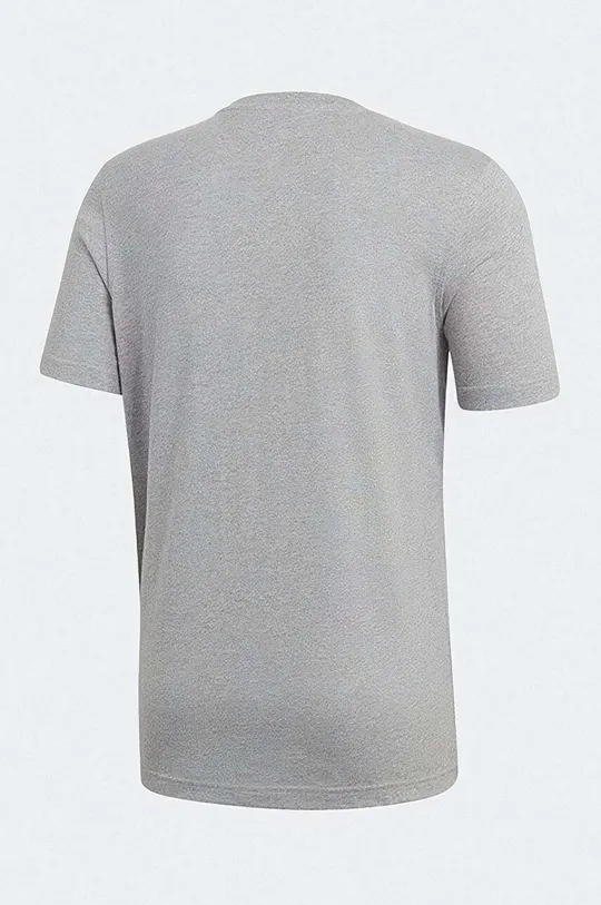 szary adidas Originals t-shirt bawełniany Trefoil