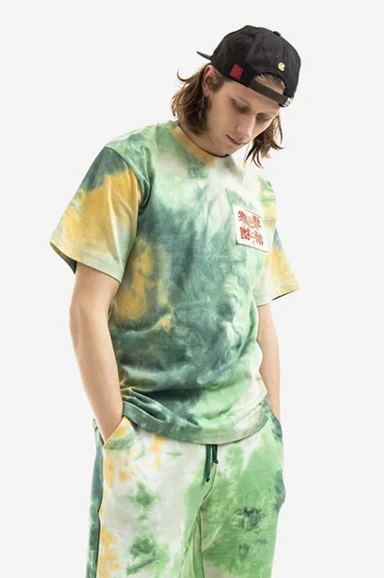 зелёный Хлопковая футболка CLOT Dragon Мужской