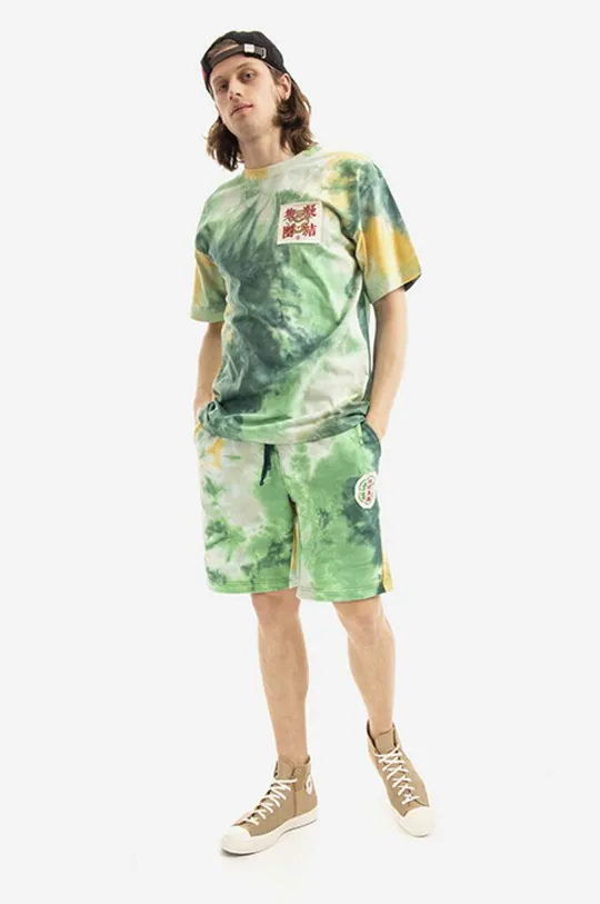 CLOT t-shirt bawełniany Dragon zielony