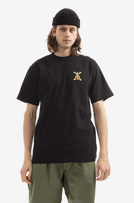 black CLOT cotton t-shirt Chinese Lock Men’s