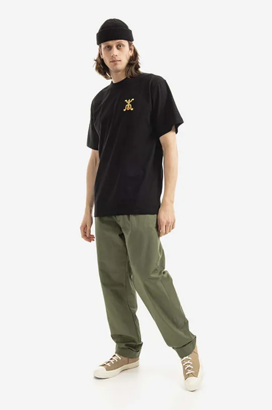 Хлопковая футболка CLOT Chinese Lock чёрный