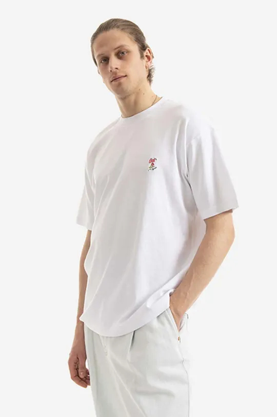 biały Drôle de Monsieur t-shirt bawełniany Męski