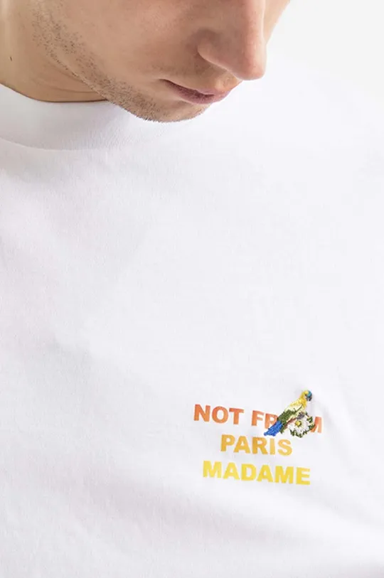белый Хлопковая футболка Drôle de Monsieur