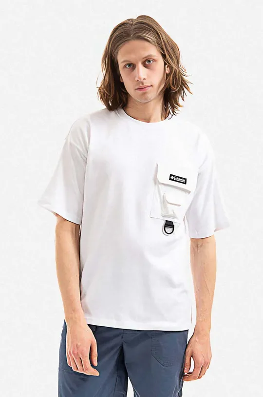 white Columbia t-shirt Field Creek Doubleknit Short Sleeve Men’s