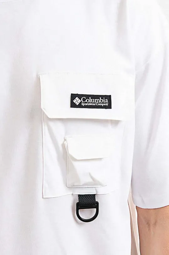 biały Columbia t-shirt Field Creek Doubleknit Short Sleeve