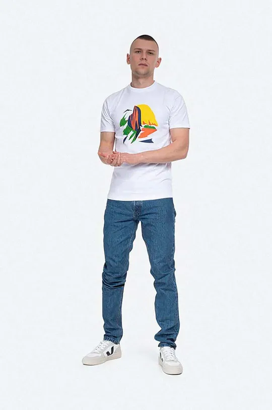 Norse Projects t-shirt bawełniany x Jeremie Fischer biały