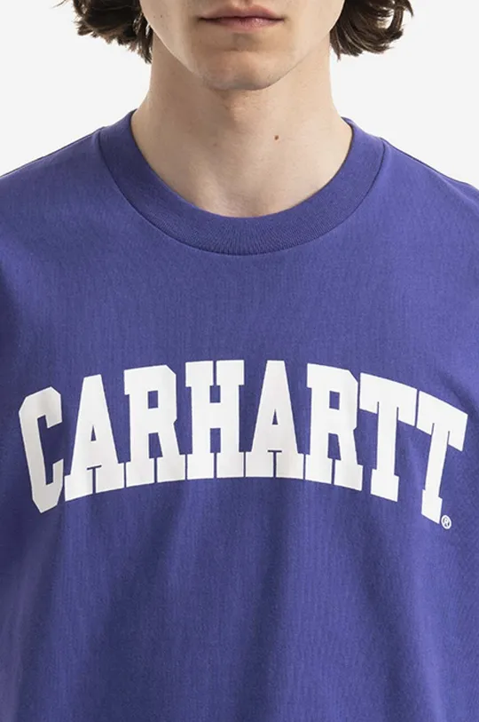 fioletowy Carhartt WIP t-shirt bawełniany