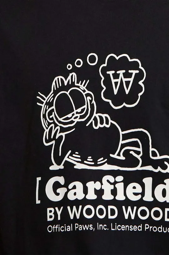 Βαμβακερό μπλουζάκι Wood Wood X Garfield  100% Οργανικό βαμβάκι