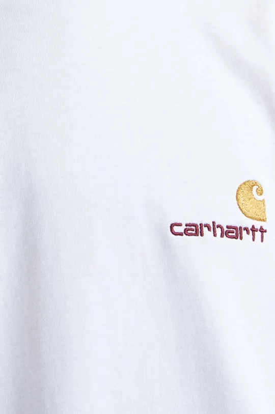 bílá Bavlněné tričko s dlouhým rukávem Carhartt WIP
