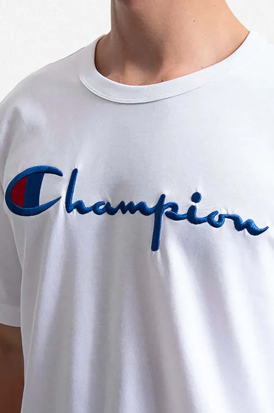 bijela Pamučna majica Champion