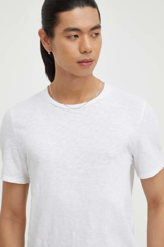 λευκό Βαμβακερό μπλουζάκι American Vintage Ανδρικά