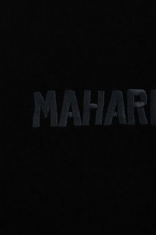 Bavlněné tričko s dlouhým rukávem Maharishi U.A.P. Embroidered Longsleeve T-shirt Organic Cotton Jerse 4094 BLACK Pánský