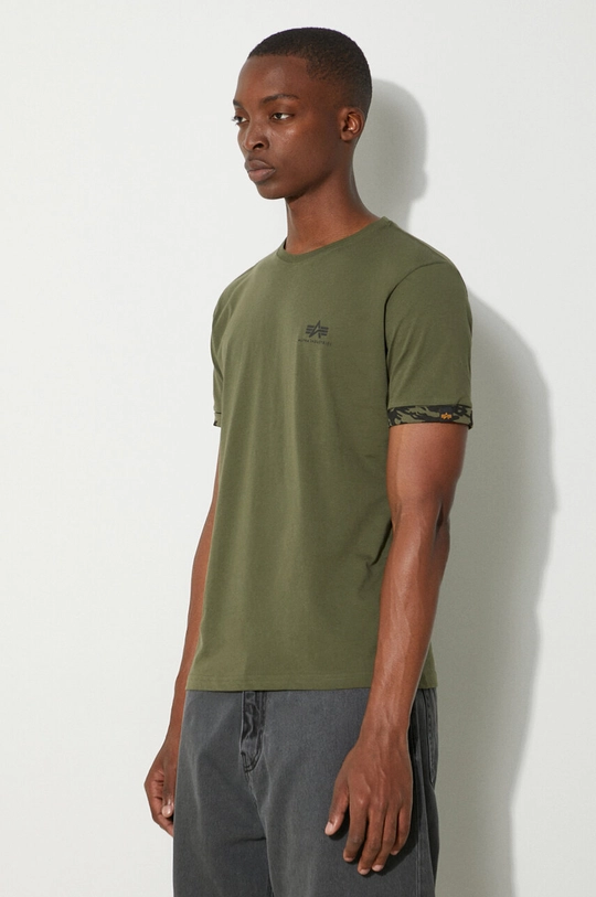 Alpha Industries tricou din bumbac verde 106509.634