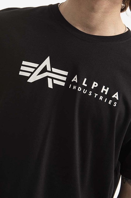 чорний Бавовняна футболка Alpha Industries 2-pack