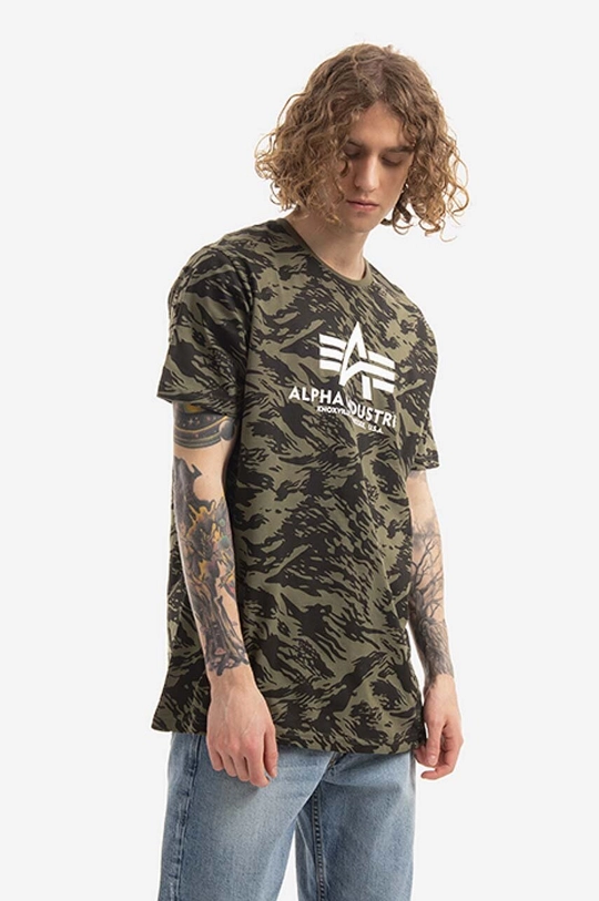 Bavlněné tričko Alpha Industries Pánský