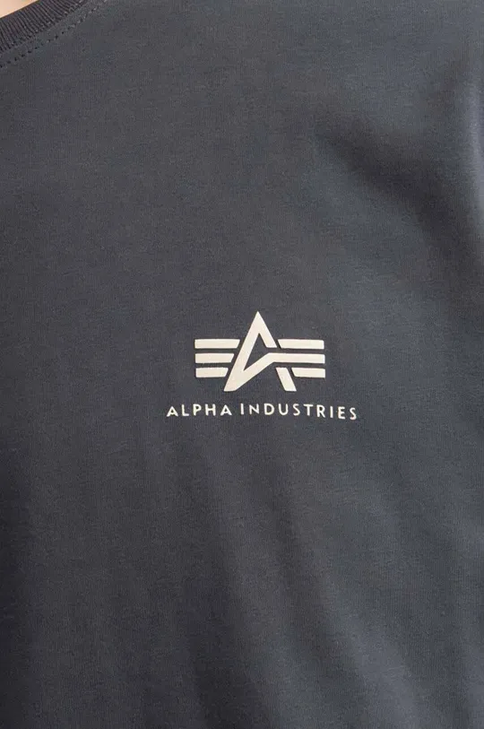 grigio Alpha Industries t-shirt in cotone