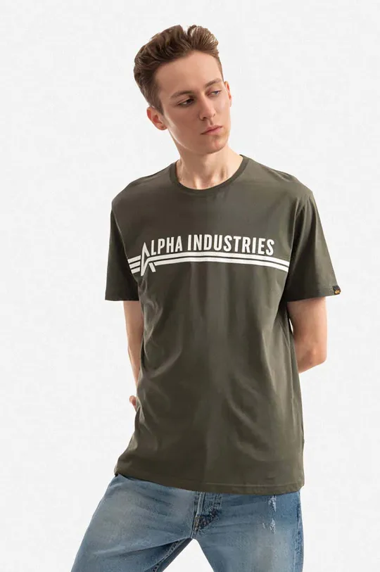 Бавовняна футболка Alpha Industries Чоловічий