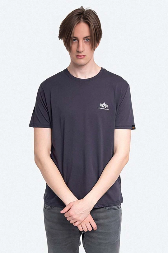 navy Alpha Industries cotton t-shirt Men’s