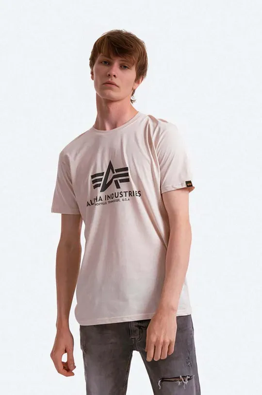 beige Alpha Industries cotton t-shirt Men’s