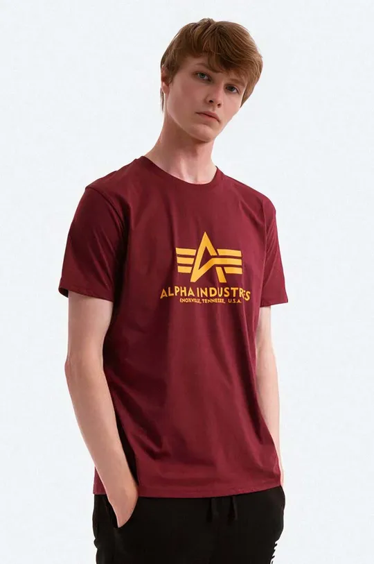 Bavlněné tričko Alpha Industries Basic T-Shirt Pánský