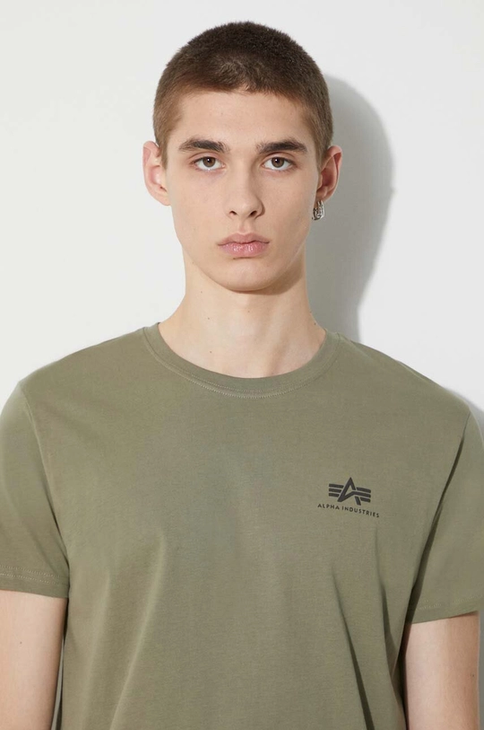 Alpha Industries cotton t-shirt Basic T Small Logo Men’s