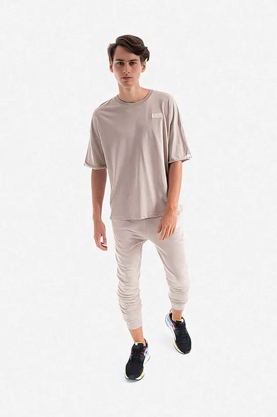 Alpha Industries cotton t-shirt beige