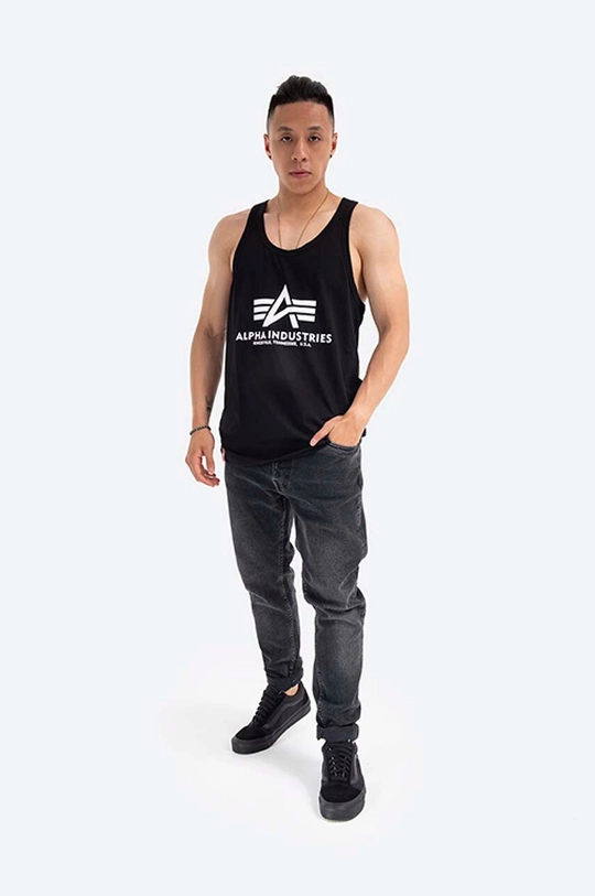 Alpha Industries cotton t-shirt black